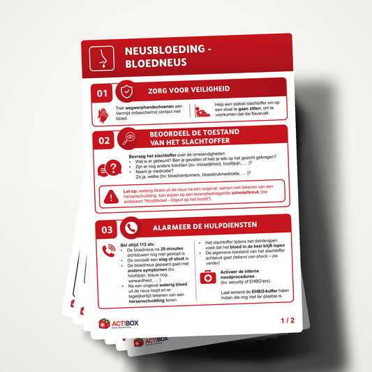 Extra set Actiekaarten – waaier van actiekaarten in verschillende kleuren
